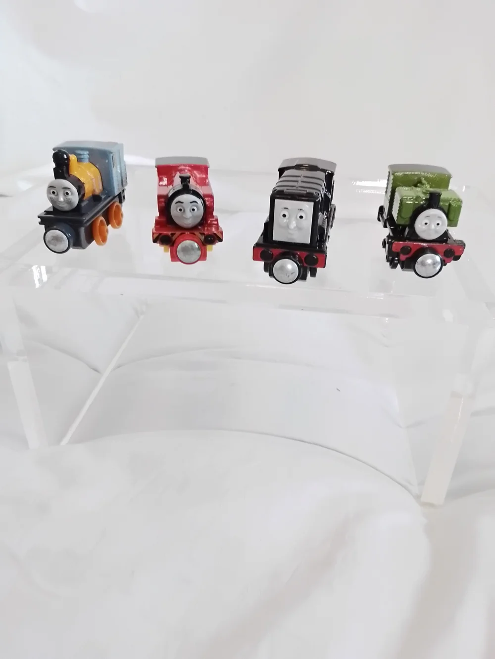 Thomas & Friends Four-Piece Mini Train Set - Blue, Red, Black, Green